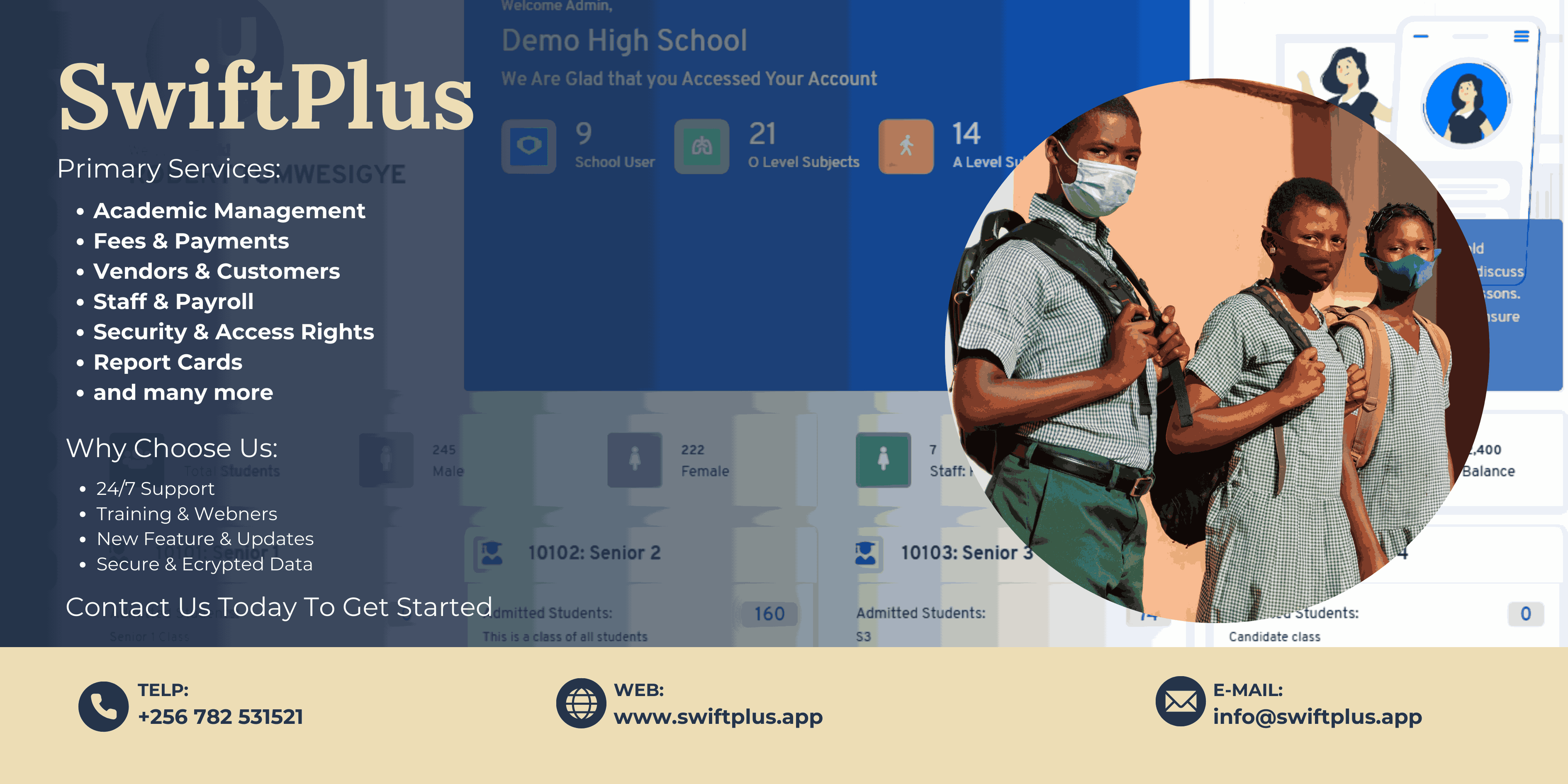 SwiftPlus - School Management System Set Up Requirements For Secondary Schools